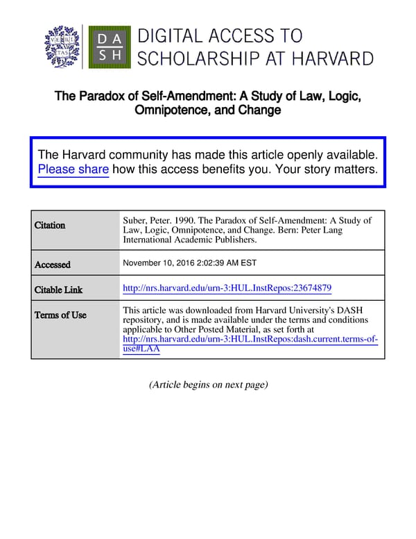 The Paradox of Self-Amendment - Page 2